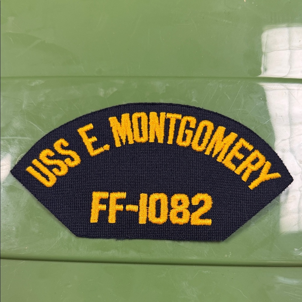 USS E. Montgomery embroidered naval Patch